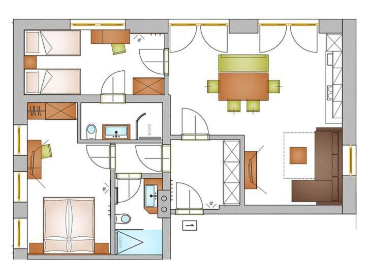 Appartement Schwab Ski In & Out ชลัดมิง ภายนอก รูปภาพ