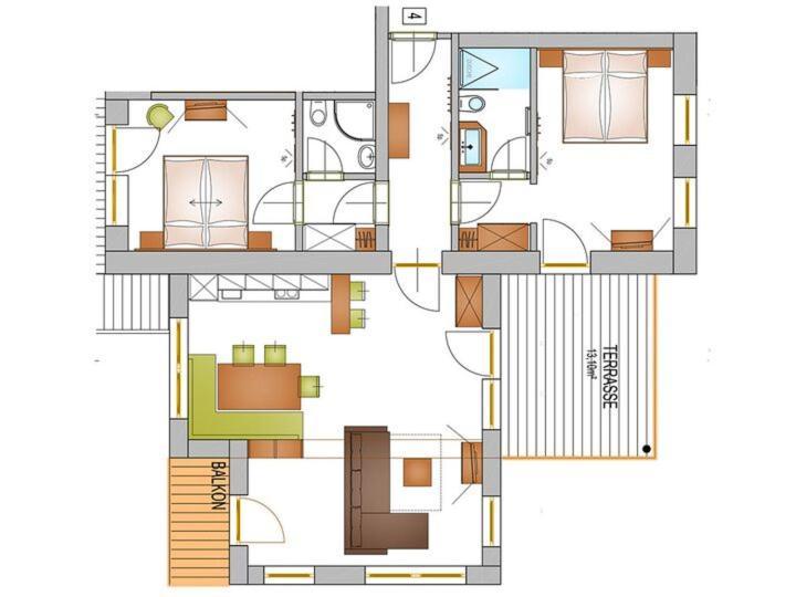 Appartement Schwab Ski In & Out ชลัดมิง ภายนอก รูปภาพ